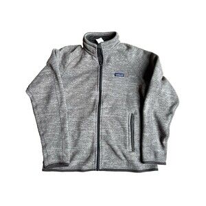 Patagonia Better Sweater Mens Medium Heather Brown Fleece Full Zip Pockets
